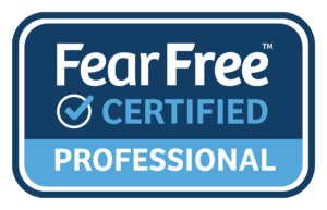 Fear Free Professional Badge at The Bailey Vet
